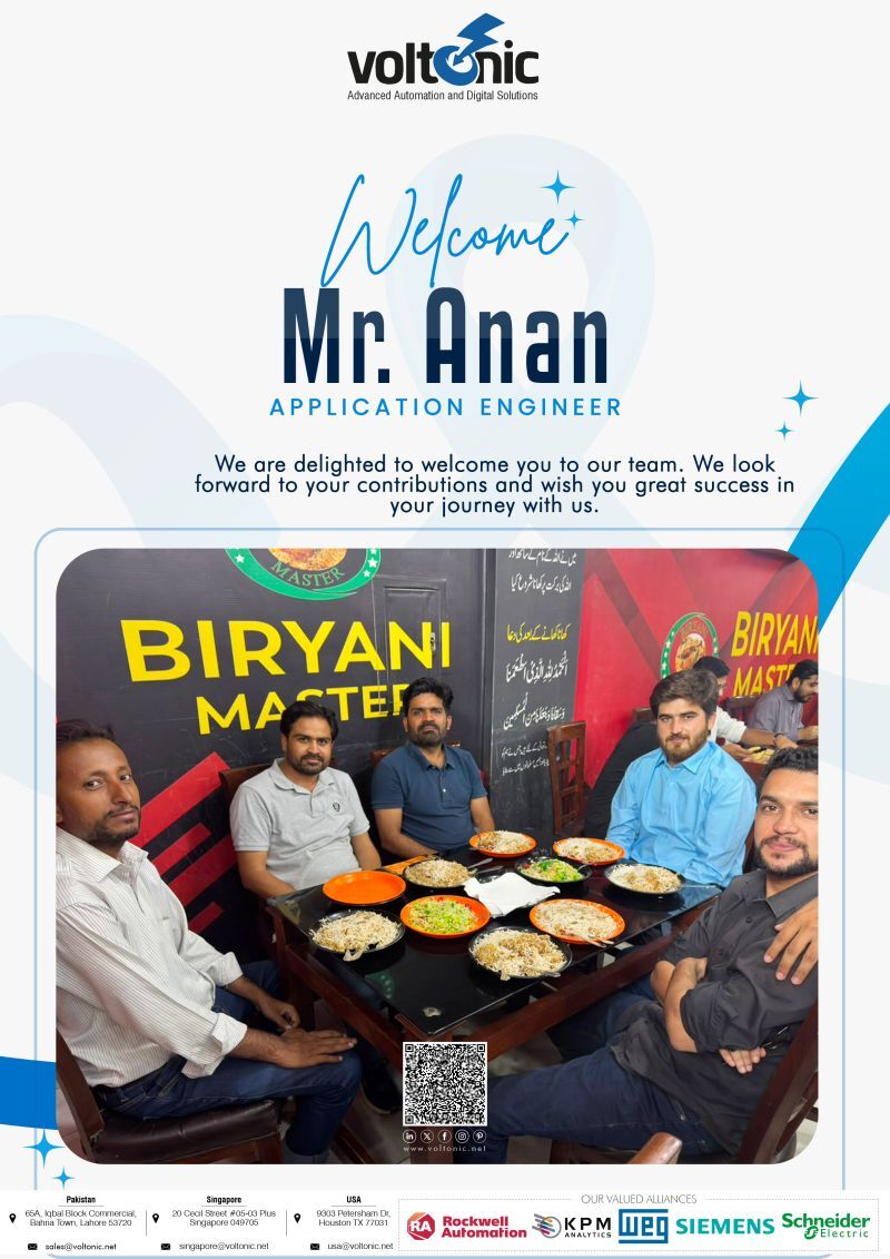 Welcome Mr.Anan [Application Engineer]
